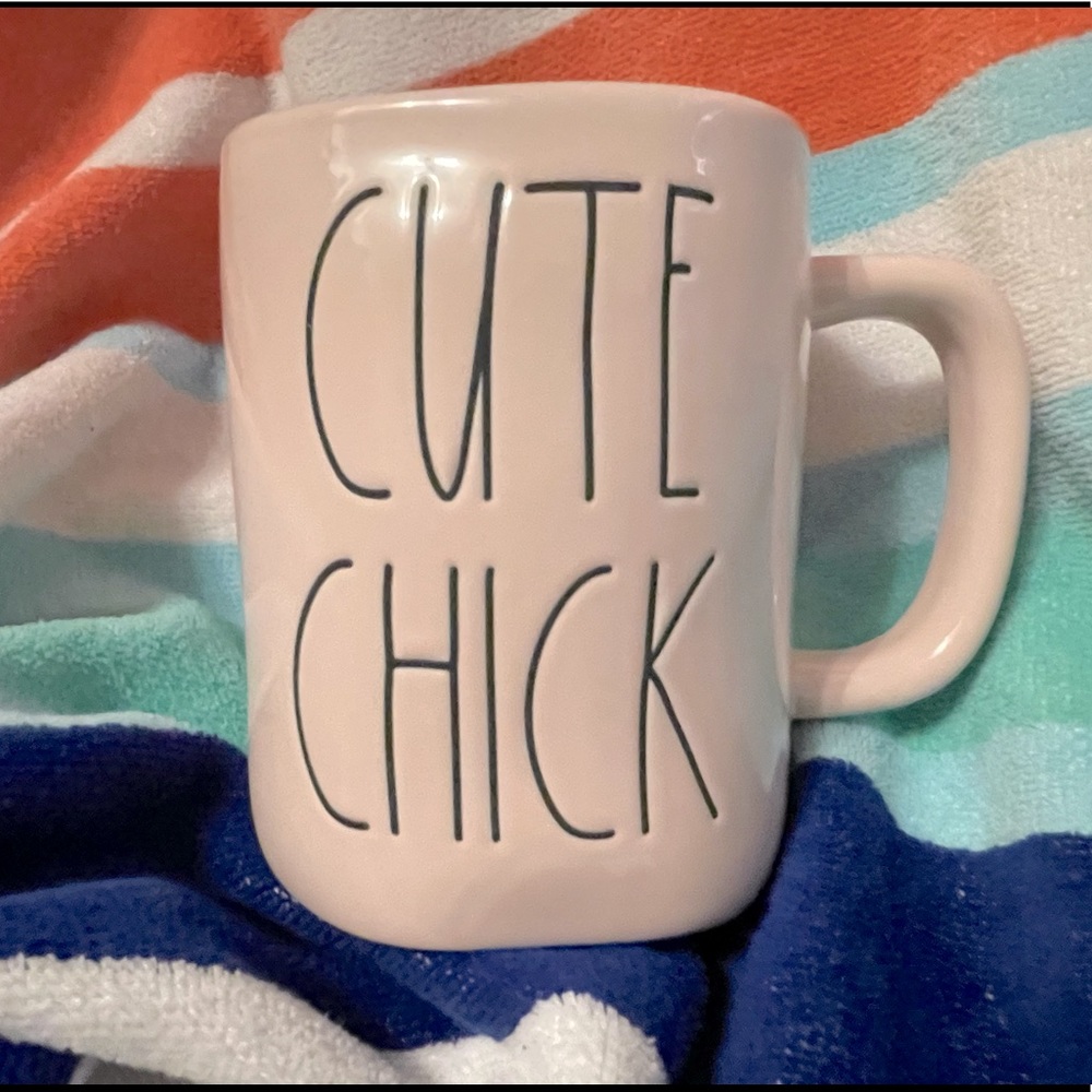 Rae Dunn Easter “Cute Chick” Light Pink Mug